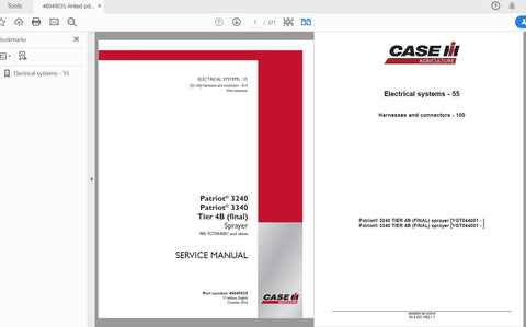 Discover the ultimate resource for maintaining your CASE IH PATRIOT 3240 and 3340 Tier 4B (Final) sprayers