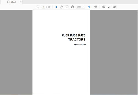 Enhance your operational efficiency with the CASE IH TRACTOR PJ55 PJ65 PJ75 6-61420 Operator’s Manual, available in a convenient PDF format. This comprehensive guide is designed