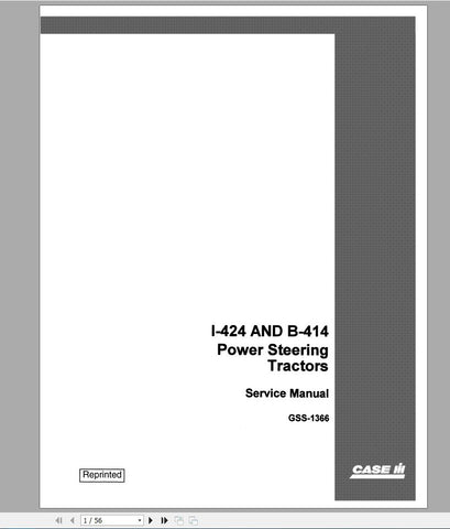 Enhance your maintenance routine with the CASE IH Tractor Power Take Off 404 2404 Series Service Manual