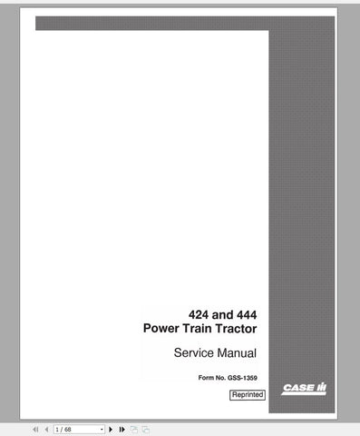 Unlock the full potential of your CASE IH B-275 tractor with the comprehensive Power Take Off (PTO) Service Manual