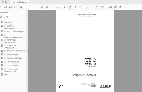 Enhance your farming efficiency with the CASE IH Tractor Puma 130, 145, and 160 Operator’s Manual. This comprehensive PDF file is designed to provide you with all the essential information needed to operate and maintain your tractor effectively. With clear instructions