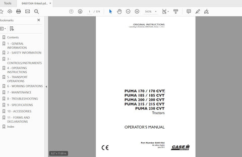 Discover the ultimate resource for your CASE IH Tractor Puma series with the comprehensive Operator’s