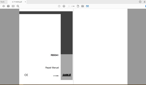 Discover the ultimate resource for your CASE IH Tractor RBX341 with the comprehensive Service Manual (6-71140EN) in PDF format. This essential guide is designed to provide you with detailed information on maintenance, troubleshooting, and 