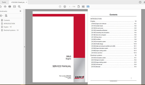 Enhance your farming efficiency with the CASE IH Tractor S3L2 Engine Service Manual, specifically designed for the Farmall 20B and 25B compact tractors. This comprehensive
