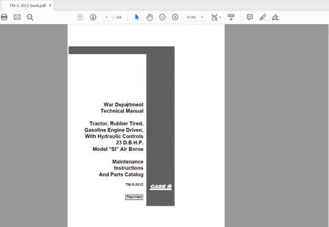 Enhance your farming efficiency with the CASE IH TRACTOR SI TM-5-3012 OPERATOR’S MANUAL, now available in a convenient PDF format. This comprehensive guide 