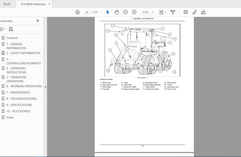Discover the essential CASE IH Tractor Steiger Operator’s Manual, designed specifically for models 350, 400, 450, 500, 550, 600, and Quadtrac 450, 500, 550, 600 Tier 4. This comprehensive PDF file serves as your go-to resource for maximizing the performance and longevity of your tractor. With detailed instructions and insights, you can ensure your equipment operates at its best.