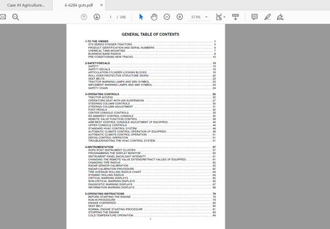 Discover the essential CASE IH Tractor Operator’s Manual for models STX375, STX425, STX450, and STX500. This comprehensive PDF file, designated as JEE0102001 6-6284,