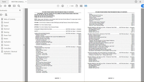 Unlock the full potential of your CASE IH Steiger tractor with the comprehensive Service Manual (84257306) for models 280, 330, 380, 430, 480, 285, 335, 385, 435, 485, 530, and 535. This PDF file is an essential resource for both seasoned operators