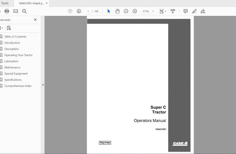 Enhance your farming efficiency with the CASE IH Tractor Super A/AV Operator’s Manual (PDF File). This comprehensive guide is designed to provide you with essential information and insights to operate your tractor safely and effectively. Whether you're