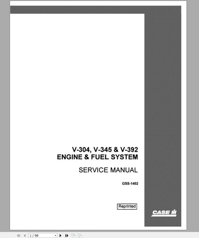 Discover the essential CASE IH Tractor V-800 Diesel Engine Service Manual (GSS14681) designed specifically