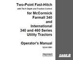ENHANCE YOUR FARMING EFFICIENCY WITH THE CASE IH TWO-POINT FAST-HITCH OPERATOR’S MANUAL, NOW AVAILABLE IN A CONVENIENT PDF FORMAT.