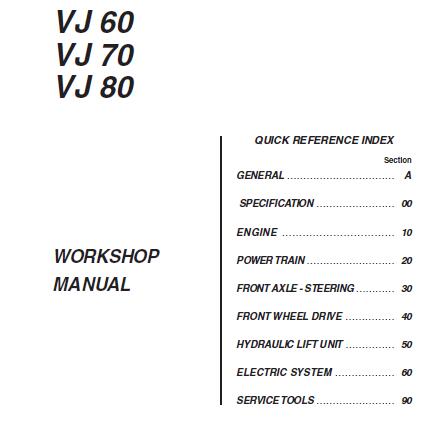 UNLOCK THE FULL POTENTIAL OF YOUR CASE IH VJ60, VJ70, AND VJ80 TRACTORS WITH OUR COMPREHENSIVE SERVICE REPAIR MANUAL IN PDF FORMAT.