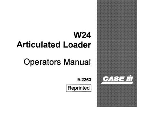 Discover the essential CASE IH W24 Articulated Loader Operator’s Manual, now available in a convenient PDF format. This comprehensive guide is designed to enhance your operational efficiency and ensure you get the most out of your loader. With detailed instructions and insights, you can navigate your machine with confidence.