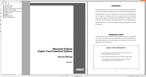 Discover the ultimate resource for maintaining and servicing your CASE IH Wisconsin engines with the Engine
