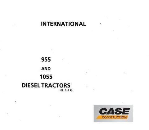 Discover the essential CASE INTERNATIONAL 955 and 1055 Diesel Tractors Operator’s Manual, now available in a convenient PDF format. This comprehensive guide is designed to enhance your understanding and operation of these powerful tractors, ensuring you get the most out of your investment.
