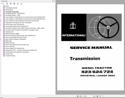 Unlock the full potential of your CASE International Chassis Diesel Tractor 955 and 1055 with the comprehensive Service Manual