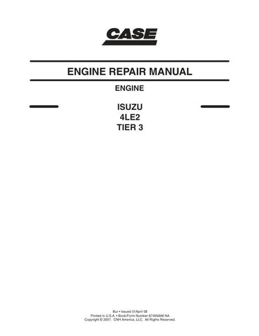 Invest in the CASE ISUZU 4LE2 TIER 3 REPAIR MANUAL today and take the guesswork out of engine maintenance. With this invaluable tool at your fingertips, you can save time and money while ensuring the longevity and performance of your Isuzu engine. Don't miss out on the opportunity to enhance your repair skills and keep your equipment in top condition.