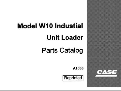 Discover the ultimate resource for your CASE Model W10 Industrial Unit Loader with our comprehensive Parts Catalog Manual in PDF format. This meticulously organized manual provides detailed diagrams and part numbers, ensuring you can easily identify and order the components you need for maintenance and repairs.