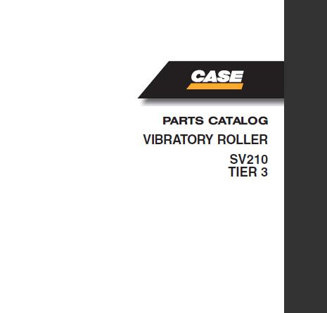 Enhance your maintenance capabilities with the CASE SV210 Vibratory Roller Tire 3 Parts Catalog Manual. This comprehensive PDF file is an essential resource for anyone looking to keep their CASE SV210 roller in optimal condition. With detailed diagrams and part numbers, you can easily identify and order the right components for your equipment.