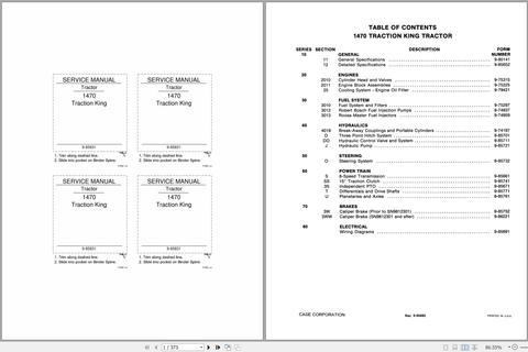 Discover the ultimate resource for your CASE Tractor 1470 with the comprehensive Service