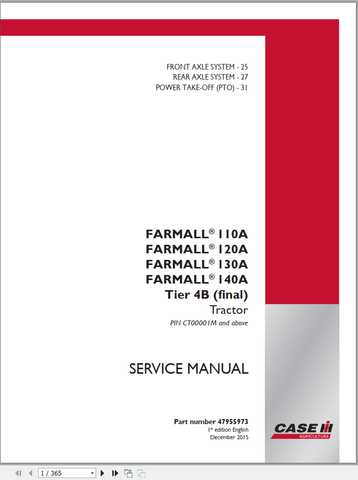 Discover the ultimate resource for maintaining your CASE Tractor Farmall 110, 120, 130, and 140 with our comprehensive