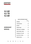 Unlock the full potential of your CASE VJ60, VJ70, and VJ80 tractors with the comprehensive Workshop Manual (7-74540) in PDF format. This essential guide provides detailed instructions, diagrams, and troubleshooting tips to ensure your machinery operates at peak performance. Whether you're a seasoned mechanic or a DIY enthusiast, this manual is your go-to resource for maintenance and repairs, helping you save time and money while keeping your tractors in top condition. Don't miss out on the opportunity to e