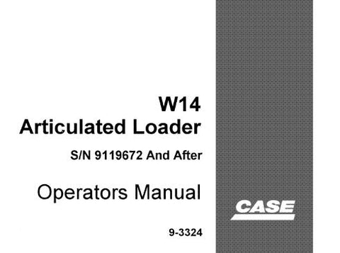DISCOVER THE CASE W14 ARTICULATED LOADER, A ROBUST AND VERSATILE MACHINE DESIGNED FOR EFFICIENCY AND PERFORMANCE IN VARIOUS APPLICATIONS.