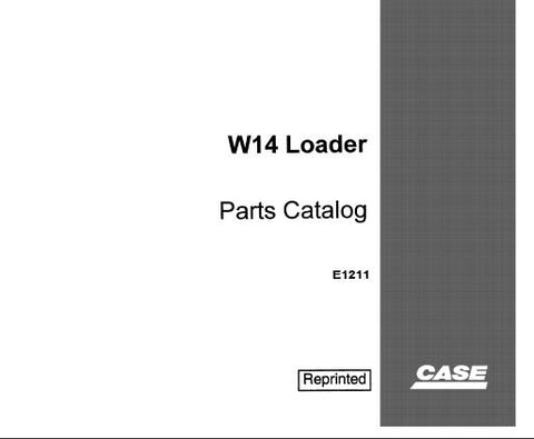 UNLOCK THE FULL POTENTIAL OF YOUR CASE W14 LOADER WITH OUR COMPREHENSIVE PARTS CATALOG MANUAL, AVAILABLE IN A CONVENIENT PDF FORMAT. 