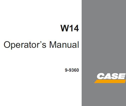 Discover the essential CASE W14 Loader Operator’s Manual, available in a convenient PDF format. This comprehensive guide is designed to enhance your operational efficiency and ensure safe handling of your equipment. With detailed instructions and clear illustrations, you’ll have all the information you need at your fingertips.