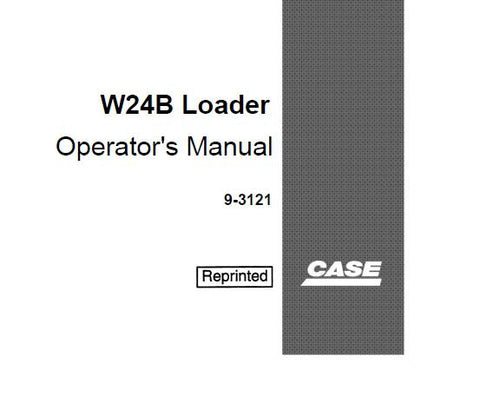 ENHANCE YOUR OPERATIONAL EFFICIENCY WITH THE CASE W24B LOADER OPERATOR’S MANUAL IN PDF FORMAT.