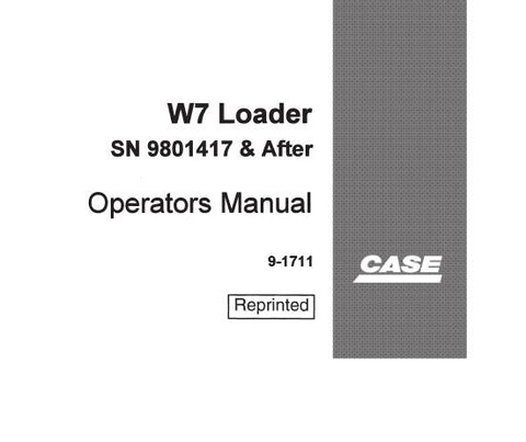 Discover the essential CASE W7 Loader Operator’s Manual, now available in a convenient PDF format. This comprehensive guide is designed to enhance your operational efficiency and ensure safe handling of your CASE W7 loader. With detailed instructions and clear illustrations, you’ll have all the information you need at your fingertips.