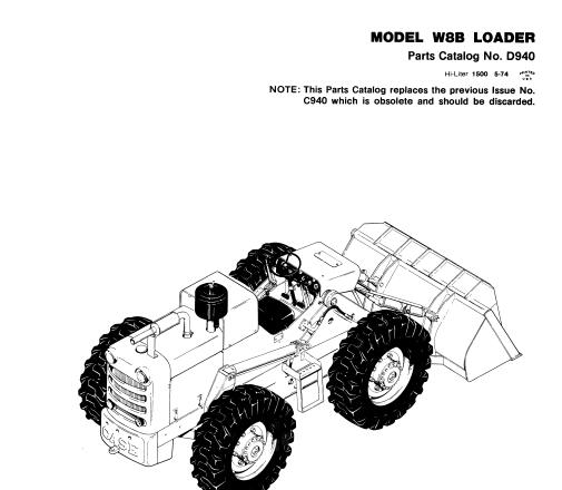 Discover the ultimate resource for your CASE W8B Loader with our comprehensive Parts Catalog Manual in PDF format. This essential guide provides detailed diagrams and part numbers, ensuring you can easily identify and order the components you need for maintenance and repairs.