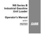 Discover the essential CASE W8 Series B Industrial Gasoline Unit Loader Operator’s Manual, designed to enhance your operational efficiency and safety. This comprehensive PDF file serves as a vital resource for both new and experienced operators, providing detailed instructions and guidelines to ensure optimal performance of your equipment.