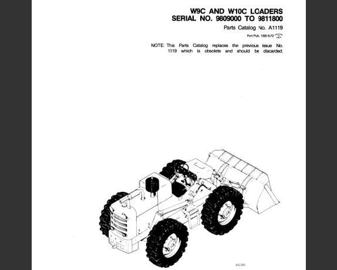 DISCOVER THE ULTIMATE RESOURCE FOR YOUR CASE W9C AND W10C LOADERS WITH OUR COMPREHENSIVE PARTS CATALOGUE MANUAL IN PDF FORMAT.