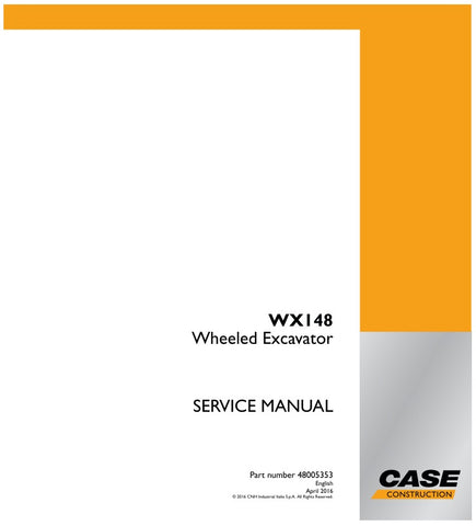 Unlock the full potential of your CASE WX148 Wheeled Excavator with the comprehensive service manual (part number 48005353) available in a convenient PDF format. This essential guide provides detailed maintenance procedures, troubleshooting tips, and technical specifications to ensure your equipment operates at peak performance. With easy navigation and clear illustrations, this manual is an invaluable resource for both seasoned professionals and DIY enthusiasts, helping you save time and reduce costly repa