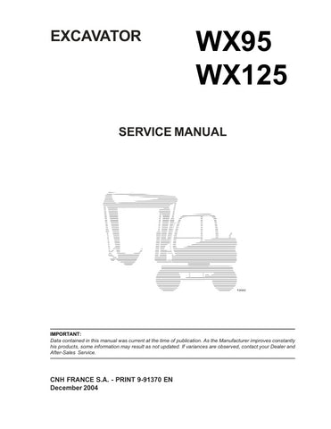 Enhance your maintenance capabilities with the CASE WX95 and WX125 Excavator Service Manual (9-91370 EN) in PDF format. This comprehensive guide provides detailed instructions, diagrams, and troubleshooting tips to ensure your excavator operates at peak performance. Perfect for both seasoned professionals and DIY enthusiasts, this manual is an essential resource for efficient repairs and maintenance, helping you save time and reduce downtime. Invest in your equipment's longevity and reliability today!