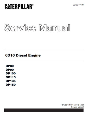 Unlock the full potential of your Caterpillar machinery with the CATERPILLAR 6D16 ENGINE (DP80, DP90, DP100, DP115, DP135, DP150) SERVICE MANUAL 99709-68120. This comprehensive PDF file is your go-to resource for detailed maintenance and repair instructions, ensuring optimal performance and longevity of your engine. With easy navigation and clear diagrams, you can quickly find the information you need to keep your equipment running smoothly. Invest in this essential manual today and empower yourself with th