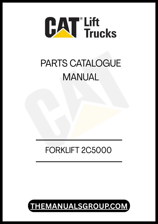 Discover the essential CATERPILLAR FORKLIFT 2C5000 PARTS CATALOGUE MANUAL, your go-to resource for maintaining and repairing your forklift with confidence. This comprehensive manual provides detailed diagrams and part numbers, ensuring you can easily identify and order the right components for your equipment.
