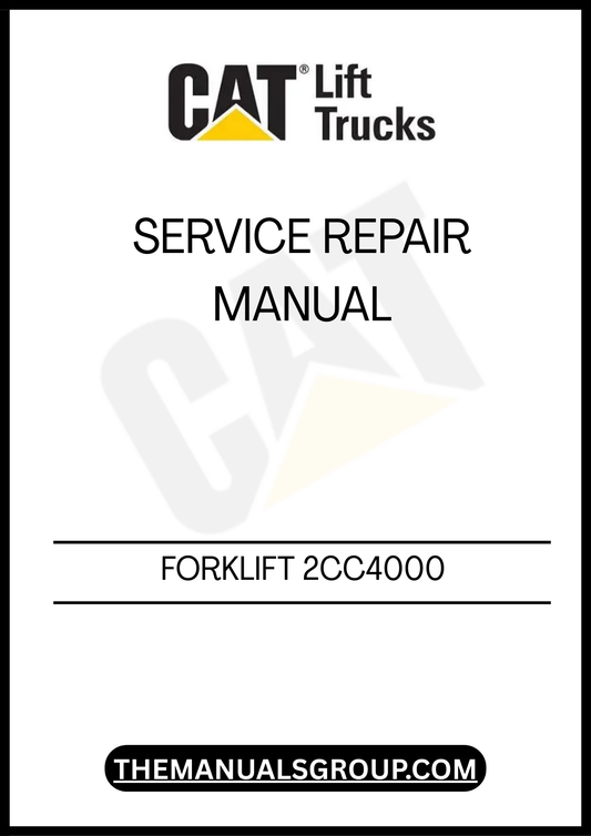 Unlock the full potential of your Caterpillar Forklift 2CC4000 with our comprehensive Service Repair Manual. This essential guide is designed to provide you with detailed instructions and insights, ensuring that you can perform maintenance and repairs with confidence. Whether you're a seasoned technician or a DIY enthusiast, this manual is your go-to resource for keeping your forklift in peak condition.