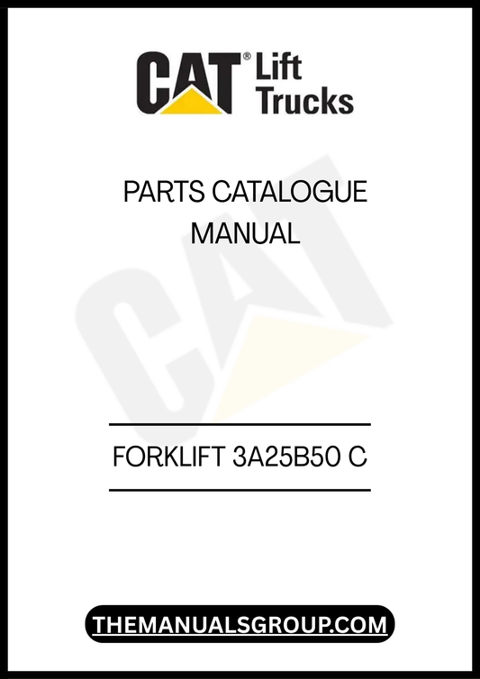 Discover the essential CATERPILLAR FORKLIFT 3A25B50 C PARTS CATALOGUE MANUAL, your go-to resource for maintaining and repairing your forklift with confidence. This comprehensive manual provides detailed diagrams and part numbers, ensuring you can easily identify and order the correct components for your equipment.