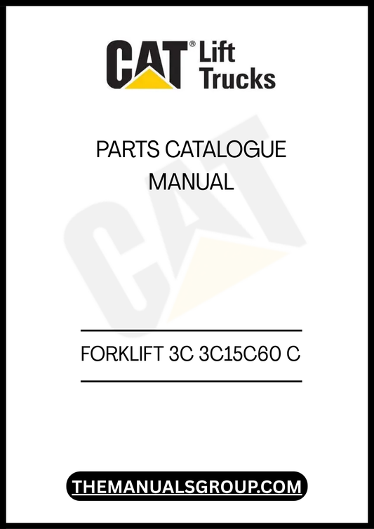 Discover the essential CATERPILLAR FORKLIFT 3C 3C15C60 C PARTS CATALOGUE MANUAL, your go-to resource for maintaining and servicing your forklift. This comprehensive manual provides detailed diagrams and part numbers, ensuring you can easily identify and order the correct components for your equipment.