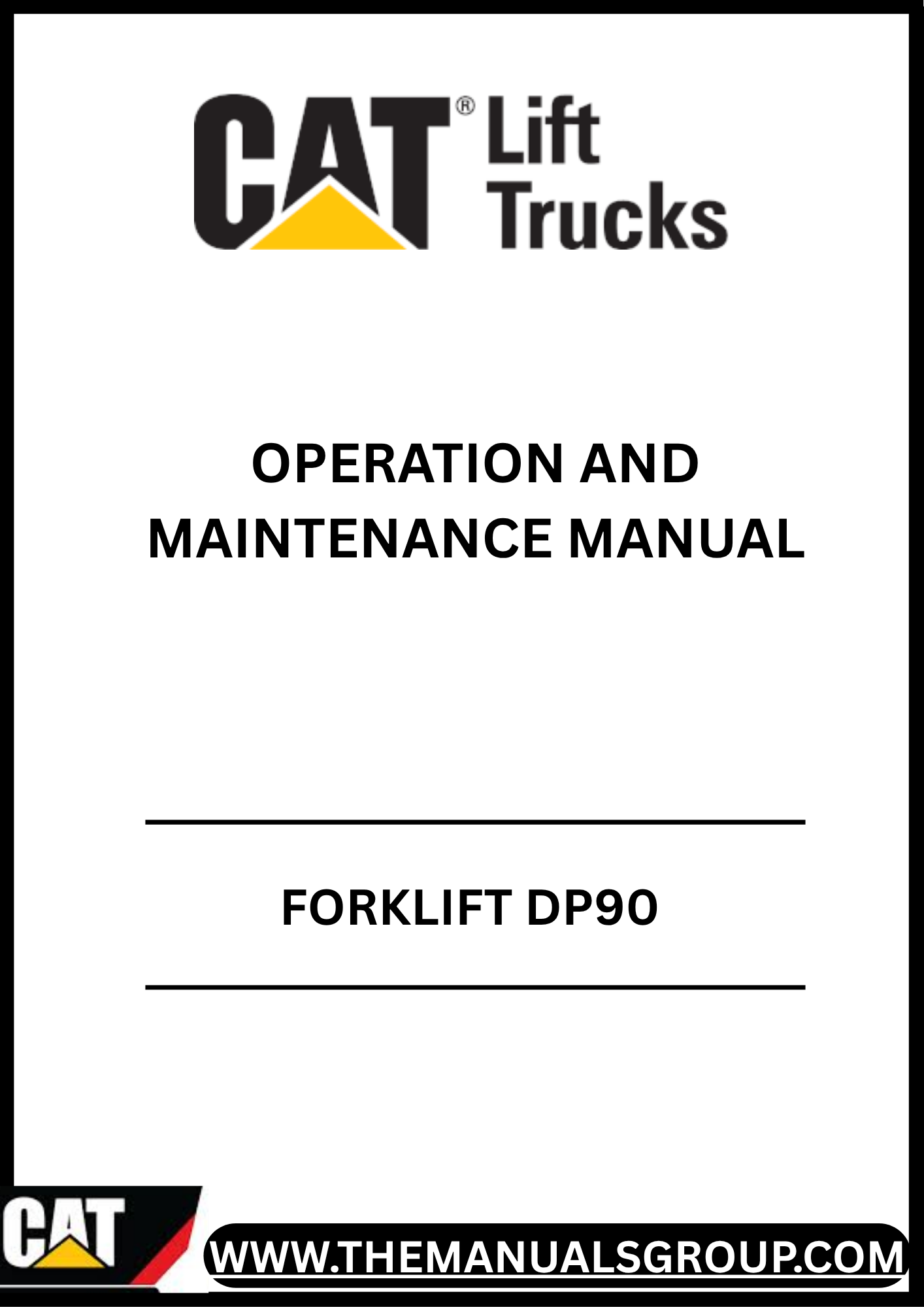 Discover the essential CATERPILLAR FORKLIFT DP90 OPERATION AND MAINTENANCE MANUAL, your go-to resource for maximizing the performance and longevity of your forklift. This comprehensive guide provides detailed instructions on operation, maintenance, and troubleshooting, ensuring that you can keep your equipment running smoothly and efficiently.