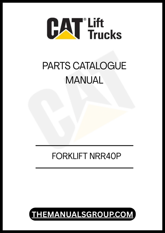 Discover the essential CATERPILLAR FORKLIFT NRR40P PARTS CATALOGUE MANUAL, your go-to resource for maintaining and repairing your forklift with confidence. This comprehensive manual provides detailed diagrams and part numbers, ensuring you can easily identify and order the right components for your equipment.