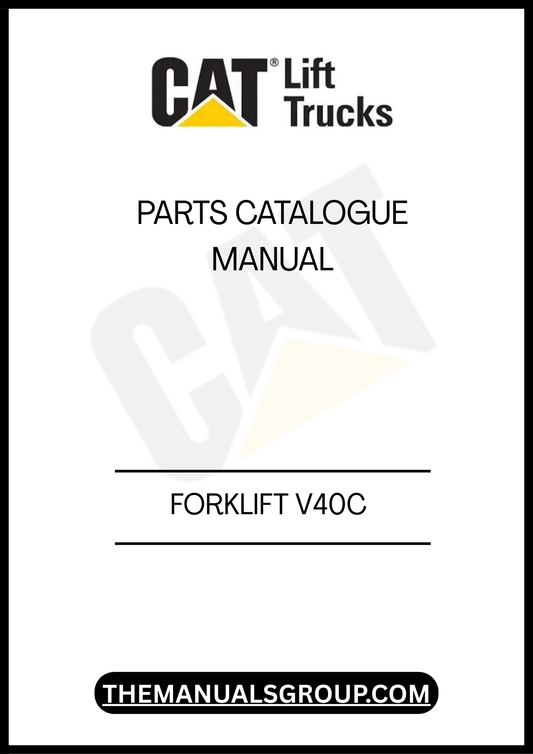 Discover the essential CATERPILLAR FORKLIFT V40C PARTS CATALOGUE MANUAL, your go-to resource for maintaining and repairing your forklift with confidence. This comprehensive manual provides detailed diagrams and part numbers, ensuring you can easily identify and order the right components for your equipment.