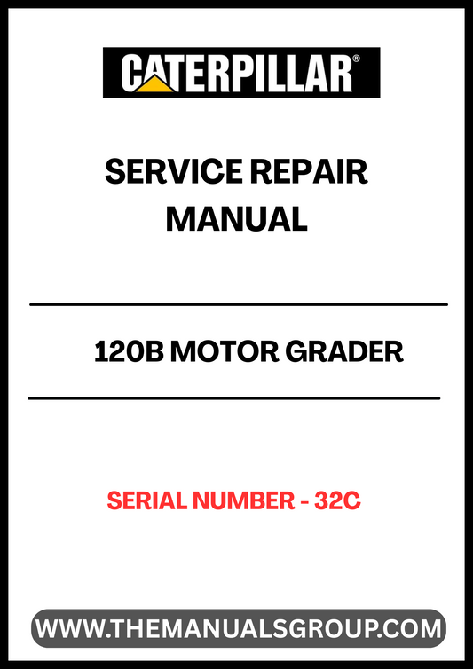 Unlock the full potential of your CAT 120B Motor Grader with our comprehensive Service Repair Manual, specifically designed for serial number 32C. This manual is an essential resource for both seasoned professionals and DIY enthusiasts, providing detailed instructions and insights to keep your equipment running smoothly.
