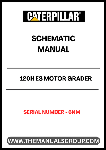 Discover the essential CAT 120H ES Motor Grader Schematic Manual, specifically designed for serial number 6NM. This comprehensive manual provides detailed schematics that are crucial for understanding the intricate workings of your motor grader, ensuring optimal performance and maintenance.