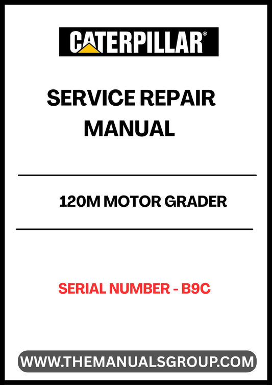 Unlock the full potential of your CAT 120M Motor Grader with our comprehensive Service Repair Manual, specifically designed for serial number B9C. This manual is an essential resource for both seasoned professionals and DIY enthusiasts, providing detailed instructions and insights to keep your equipment running smoothly.