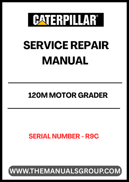 Unlock the full potential of your CAT 120M Motor Grader with our comprehensive Service Repair Manual, specifically designed for serial number R9C. This manual is an essential resource for both seasoned professionals and DIY enthusiasts, providing detailed instructions and insights to keep your equipment running smoothly.
