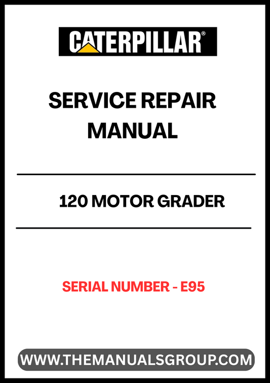 Ensure your CAT 120 Motor Grader operates at peak performance with our comprehensive Service Repair Manual, specifically designed for serial number E95. This manual is an essential resource for technicians and operators alike, providing detailed instructions and insights to keep your equipment running smoothly.