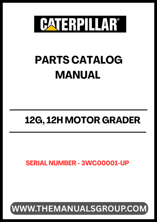 Enhance the performance and longevity of your CAT 12G and 12H motor graders with our comprehensive Parts Catalog Manual. Designed specifically for serial numbers 3WC00001 and up, this manual is an essential resource for anyone looking to maintain or repair their equipment powered by the reliable 3306 engine.